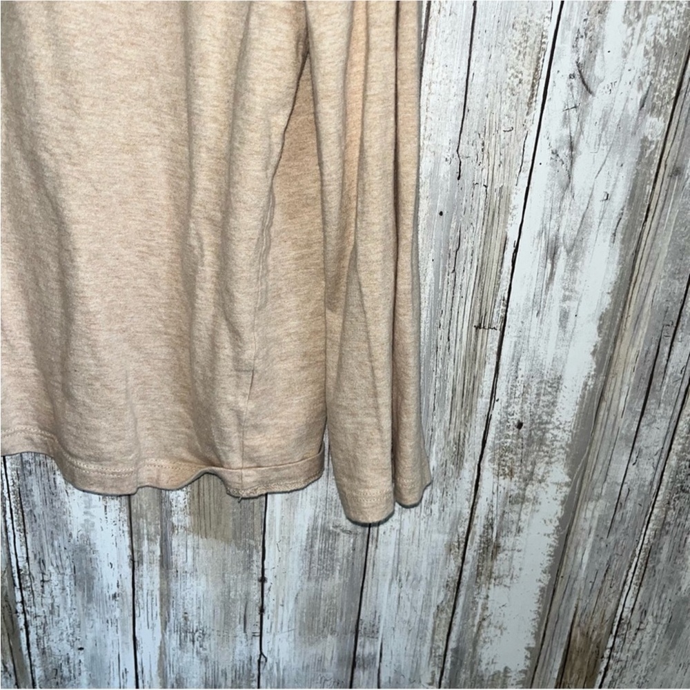 Talbots Tan Plus Long Sleeve Blouse - Picture 3 of 4